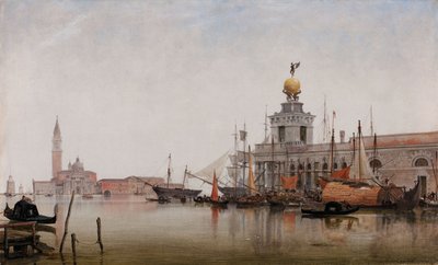 Dogana di Mare与San Giorgio Maggiore Beyond，1863年 作者 爱德华·威廉·库克
