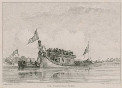 The Stationer&39;s Barge，泰晤士河，伦敦 作者 爱德华·威廉·库克