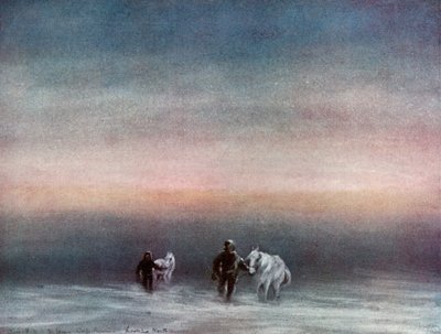 行使小马，1911年，1913年。 作者 查尔斯·爱德华·威尔逊