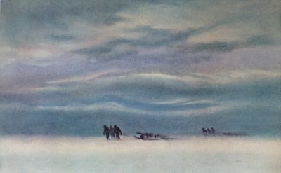 雪橇，1911年，1913年 作者 查尔斯·爱德华·威尔逊