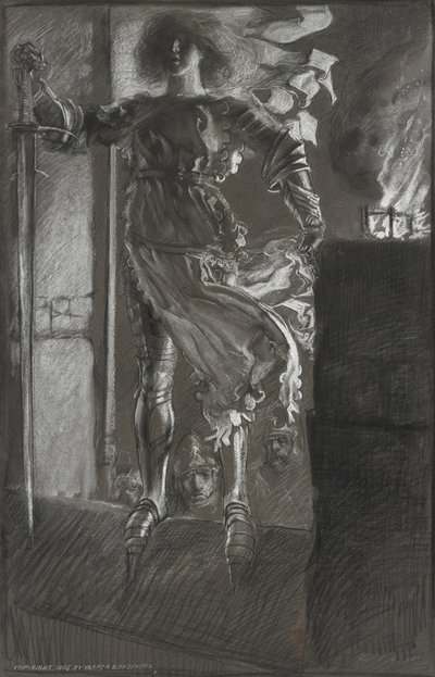 La Pucelle，选自《亨利六世国王》，第一部分，第三幕，第二场 作者 埃德温奥斯汀修道院