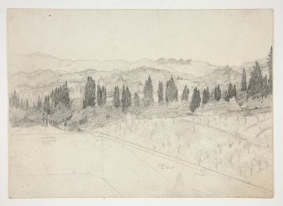 从阳台看到的罗马（？）风景（正面）；海景（背面） 作者 埃德温奥斯汀修道院