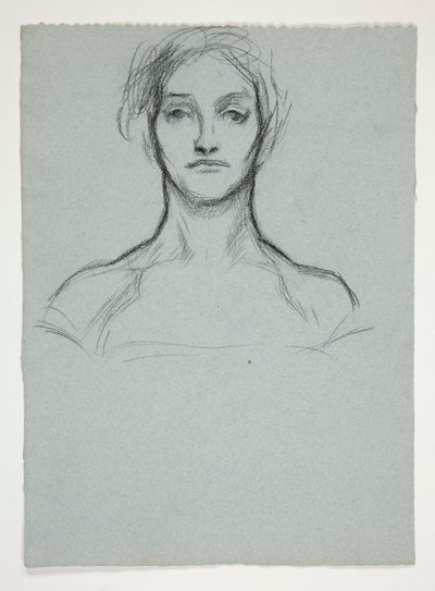 粉彩画研究（.2228）：年轻女子肖像 作者 埃德温奥斯汀修道院