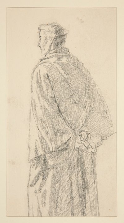长袍男子研究 作者 Edwin Austin Abbey