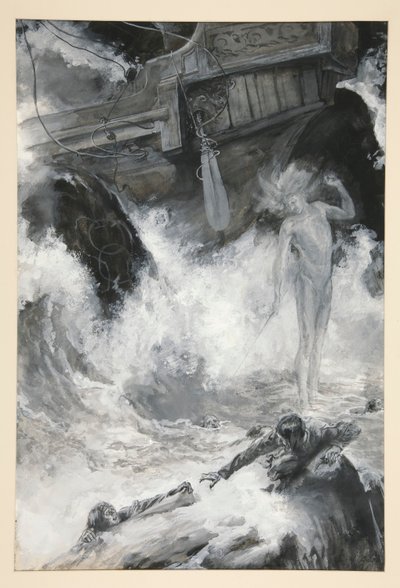 海难》，《暴风雨》第一幕第一场插图 作者 埃德温奥斯汀修道院