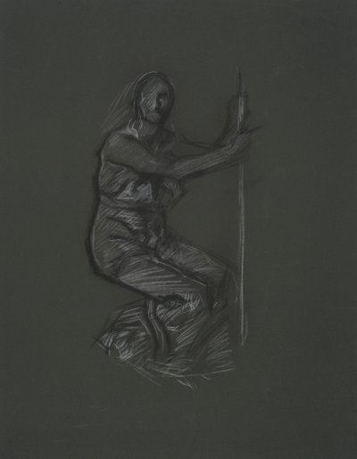 哈里斯堡宾夕法尼亚州议会大厦壁画项目的不明人物研究，1902-1911 年 作者 埃德温奥斯汀修道院