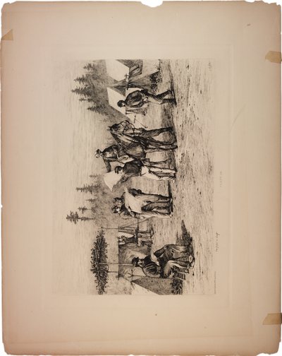 1876年营地的报纸 作者 埃德温·奥斯汀·福布斯