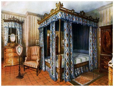 Hepplewhite卧室，1911-1912年。 作者 埃德温·佛利