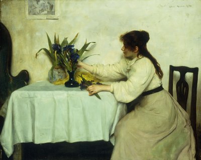 插花，1897年 作者 埃德温·哈里斯（Edwin Harris）
