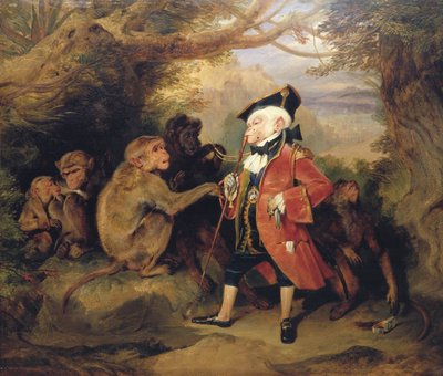 旅行的猴子》，1827年 作者 埃德温·亨利·兰西尔