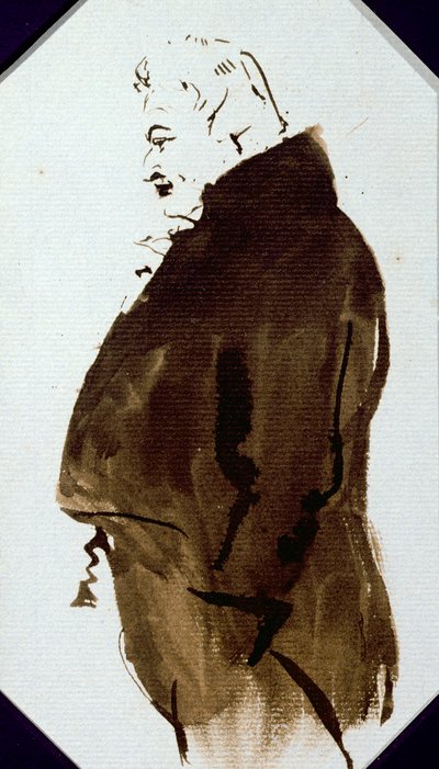 悉尼史密斯（1771-1845）c.1821（铅笔和纸上的wc） 作者 埃德温·兰瑟