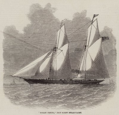 Norah Creina，铁螺旋蒸汽游艇 作者 Edwin Weedon