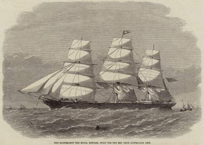 飞船皇家爱德华号，为红十字澳大利亚航线建造 作者 Edwin Weedon