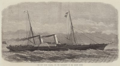 新游艇Galatea，为Trinity House公司 作者 Edwin Weedon