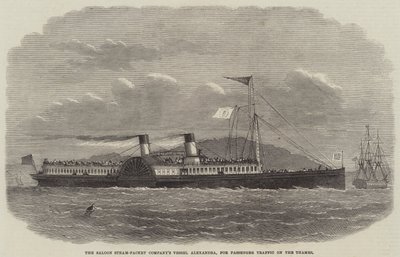 Saloon Steam-Packet公司的船只Alexandra，用于泰晤士河上的客运量 作者 Edwin Weedon