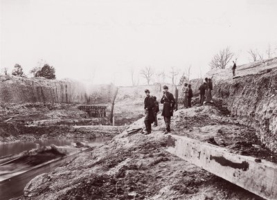 荷兰峡谷运河，1865年。 作者 埃格伯特·盖伊·福克斯