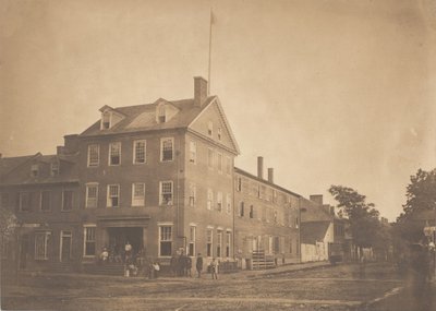 马歇尔之家，弗吉尼亚州亚历山大市，1861年。 作者 埃格伯特·盖伊·福克斯