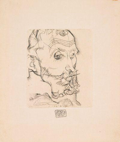 Franz Hauer的肖像 作者 埃贡·席勒（Egon Schiele）