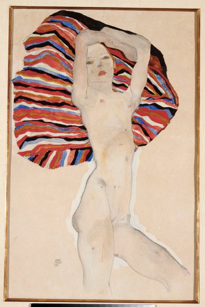反对有色材料法，1911年 作者 埃贡·席勒（Egon Schiele）