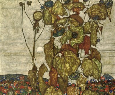 秋天的太阳 作者 埃贡·席勒（Egon Schiele）