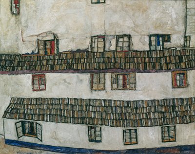 房屋墙壁（窗户） 作者 埃贡·席勒（Egon Schiele）