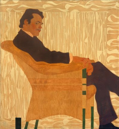画家汉斯·马斯曼的肖像 作者 Egon Schiele