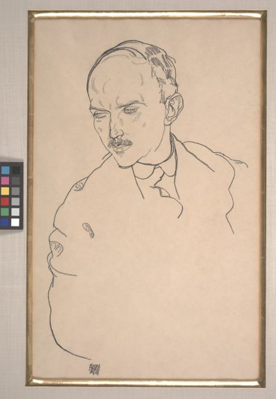 吉多·阿诺特的肖像 作者 埃贡·席勒（Egon Schiele）