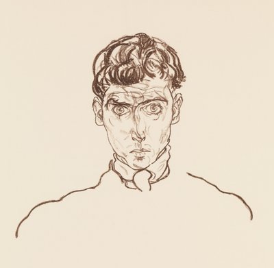 居尔特斯洛的巴黎肖像，1918年。 作者 埃贡·席勒（Egon Schiele）