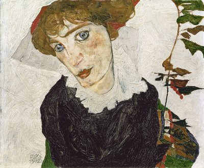 Wally Neuzil的肖像，1912年 作者 埃贡·席勒（Egon Schiele）