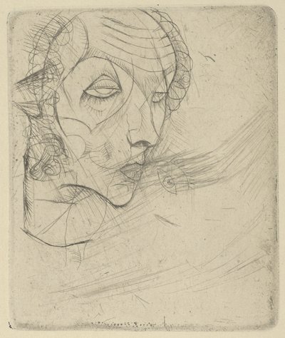 自画像，1914年 作者 埃贡·席勒（Egon Schiele）