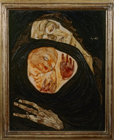 死去的母亲 I 作者 埃贡·席勒（Egon Schiele）