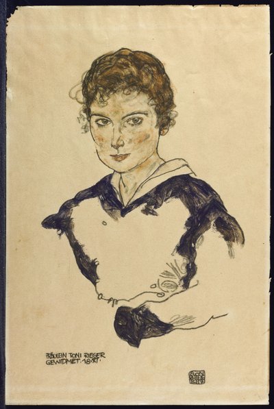 图片不明 作者 埃贡·席勒（Egon Schiele）