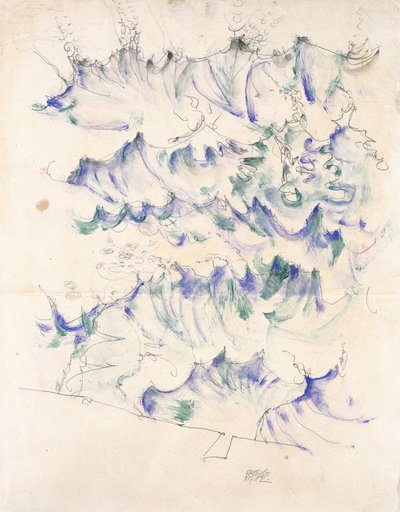 波浪，1912年 作者 埃贡·席勒（Egon Schiele）