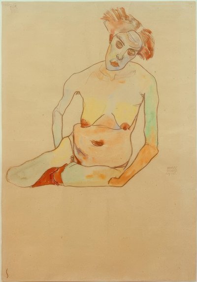 女裸体 作者 Egon Schiele