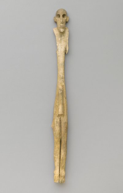 一个人的图，c.4000-3800 BC 作者 埃及人