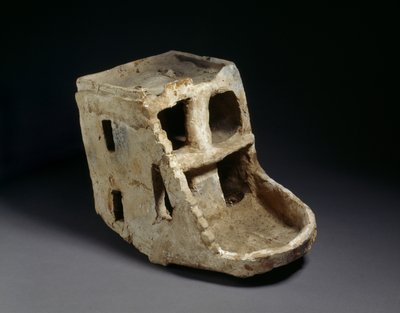 模特灵魂之家，9至12王朝（烤粘土） 作者 Egyptian