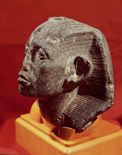 Sesostris III的负责人，来自中国卡尔纳克附近的Medamud，公元前1862  -  43年（花岗岩） 作者 Egyptian 12th Dynasty