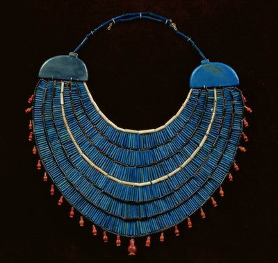 Ousekh项链，新王国（彩陶） 作者 Egyptian 18th Dynasty