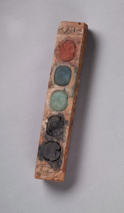 新王国维齐耶·阿梅内莫佩（Vizier Amenemope）油漆盒，约公元前1427-1401年 作者 埃及第十八王朝