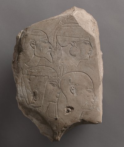 试制两面，约公元前1391-1353年 作者 埃及第十八王朝