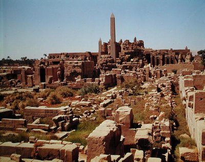 阿蒙，新王国寺庙的看法 作者 Egyptian 18th Dynasty