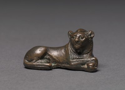公元前1391-1353年的狮子形重物 作者 埃及第十八王朝