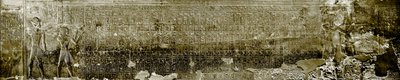 埃及古物：阿比多斯的国王名单。塞提（Sety或Seti）一世神庙（19王朝 作者 埃及第19王朝