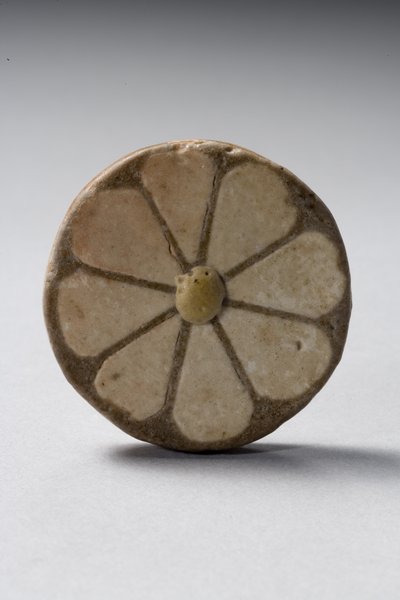 花卉镶嵌，新王国，拉美西斯三世统治时期，公元前1184  -  53年（彩陶） 作者 埃及第20王朝