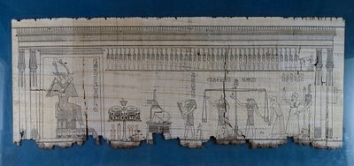 描绘讽刺场景的纸莎草，约公元前1100年，可追溯至拉美西斯九世统治时期，埃及文明，新王国，第二十王朝 作者 埃及第20王朝