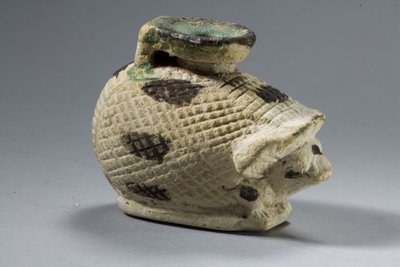 刺猬aryballos，Saite时期（彩陶） 作者 埃及第26王朝
