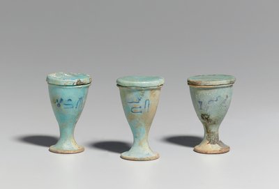三杯，公元前664-30年，托勒密时期晚期 作者 埃及第26王朝