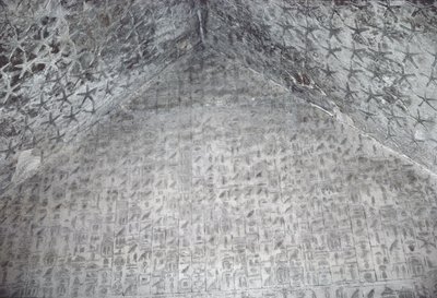 Unas金字塔，古王国（彩绘石头）墓室的屋顶和墙壁 作者 埃及第五王朝
