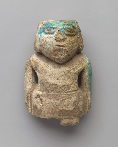 站立的人的雕像，早期王朝时期，约公元前3000-2675年（辉石）。 作者 埃及人埃及人