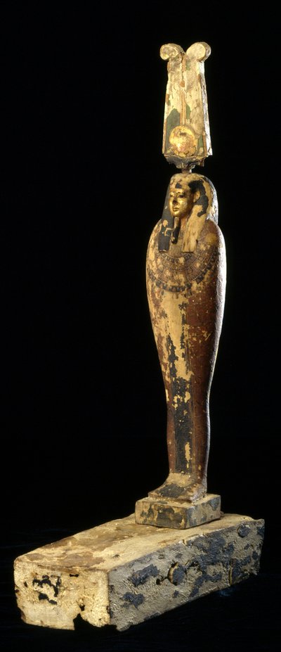 Ptah-Sokar-Osiris图，公元前332-30年（木材，彩色和金色） 作者 埃及托勒密时期